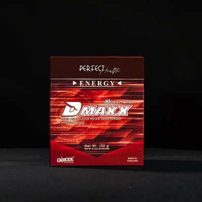 DMAXX thức uống bổ sung vitamin năng lượng không đường DAMODE 8 gói dùng thử màu đỏ