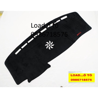 Thảm Taplo Chống Nắng Xe Honda Brio 2023-2018 Mẫu Nhung Lông Cừu, Da Carbon Cao Cấp