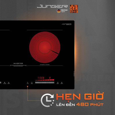 Bếp đôi điện từ hồng ngoại Junger MTD-71 | Công suất 3100W - INVENTER | Bảo hành 36 tháng hàng chính hãng