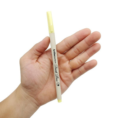 Bút Lông Đầu Cọ Artline Supreme Brush Pen EPFS-F - Vàng Nhạt