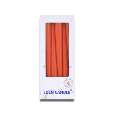 Hộp 6 nến thơm taper Eden Candle FTRAMART EDC2331 25 cm (Cam bí ngô)