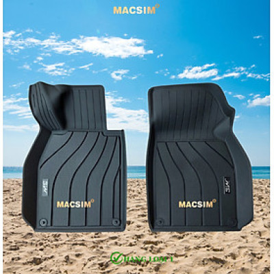 Thảm lót sàn xe ô tô Porsche 911 Nhãn hiệu Macsim 3W chất liệu nhựa TPE đúc khuôn cao cấp - màu đen