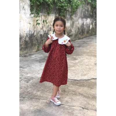 Rập giấy A0 R425- đầm tay lỡ cổ sen (BẢN VẼ)