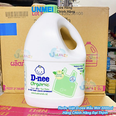 Nước Giặt Quần Áo Cho Bé D-nee - Chai 3000ml (Xanh lá)