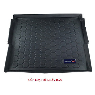 Thảm lót cốp xe ô tô Peugeot 3008 2013-2015 nhãn hiệu Macsim chất liệu TPV cao cấp màu đen(114)