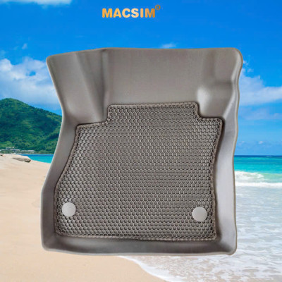 Thảm 2 lớp (sd3) dạng lưới lục giác cho Nissan Kick bề mặt cao su siêu sạch nhãn hiệu Macsim