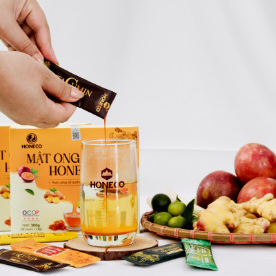 Mật ong Ngũ Vị HONECO (Hộp 20 gói)