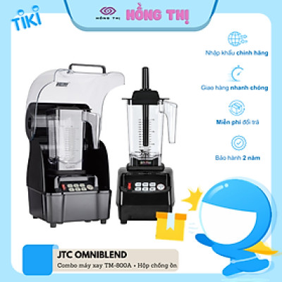Combo Máy Xay Sinh Tố Omniblend V TM800A và Hộp Chống Ồn - Hàng Nhập Khẩu