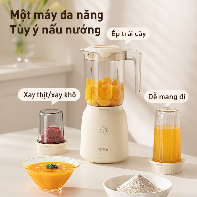 Máy xay sinh tố Joyoung JFB-621 - Dung tích 600ml, Công suất 160W, 3 cốc xay - Hàng chính hãng