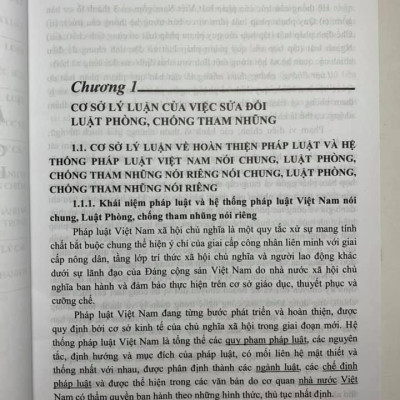 Pháp Luật về phòng, chống tham nhũng và xử lý các hành vi phạm tội