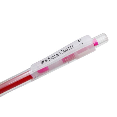 Bút Gel Fast 0.7 mm - Faber-Castell 640901 - Mực Hồng
