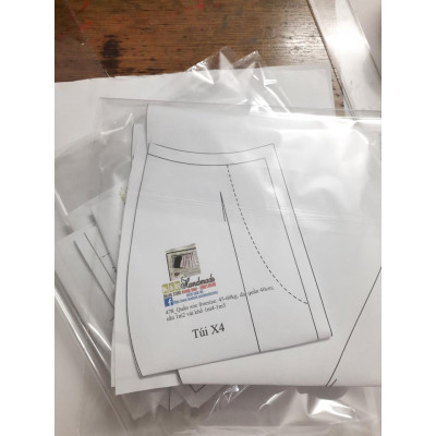 Rập giấy A0 mã 1457 - bộ thun (BẢN VẼ)