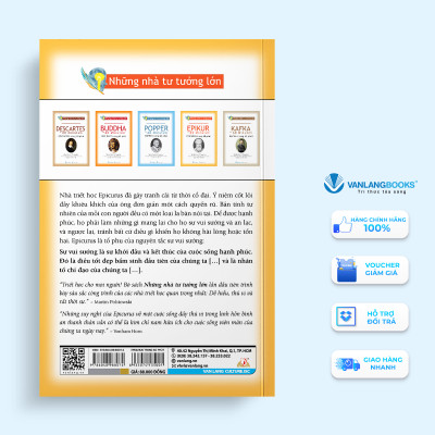 Những Nhà Tư Tưởng Lớn - Epikur Trong 60 Phút - Vanlangbooks