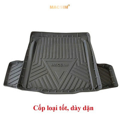 Thảm lót cốp xe ô tô BMW 3 series 320i/330i 2022+ nhãn hiệu Macsim chất liệu TPV cao cấp màu đen