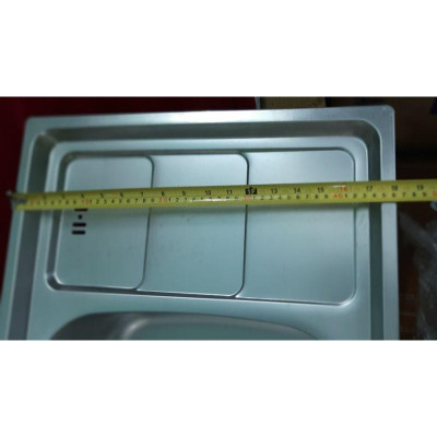 Chậu chén 2 hộc 1 cánh inox 304 (100x46x23 cm)