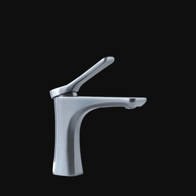 Vòi lavabo nóng lạnh đồng mạ PVD cao cấp màu xám Juno sofa Teady VCT- 2005A