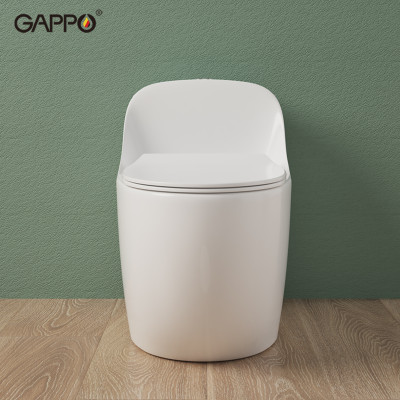 BỒN CẦU ĐẶT SÀN 1 KHỐI KÉT LIỀN NHẬP KHẨU NGA GAPPO GM501 MEN TUYẾT - HÀNG CHÍNH HÃNG