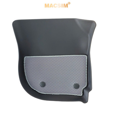 Thảm sd3 dạng lưới lục giác 2 lớp Honda City 2019+ (màu ghi) bề mặt cao su siêu sạch nhãn hiệu Macsim