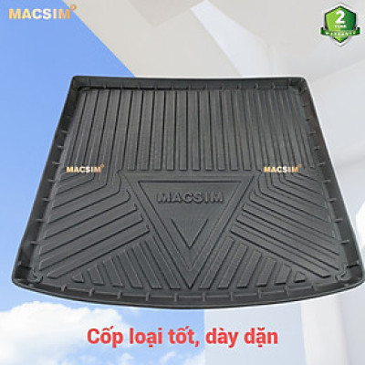 Lót cốp xe ô tô (qd) Porsche Cayenne 2018-2022 chất liệu TPV thương hiệu Macsim màu đen