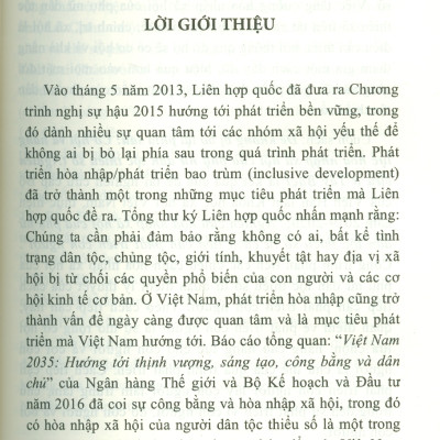 ĐỂ KHÔNG BỊ BỎ LẠI PHÍA SAU: Cơ Hội Và Năng Lực Hòa Nhập Xã Hội Của Phụ Nữ Dân Tộc Thiểu Số (Nghiên cứu ở Tây Bắc) (Sách chuyên khảo)