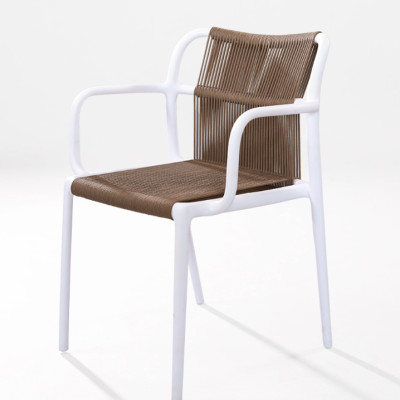 Ghế nhựa nhập khẩu dây đan Juno Sofa cao cấp JNST 3039CT 60 x 52 x 81 cm