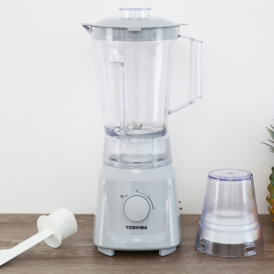 Máy xay sinh tố Toshiba MX-60T(H) - 2 cối - Dung tích 1.5L - Công suất 600W - Động cơ đồng nguyên chất- Hàng chính hãng