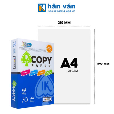 Giấy In, Giấy Photo IK Copy A4 70gsm