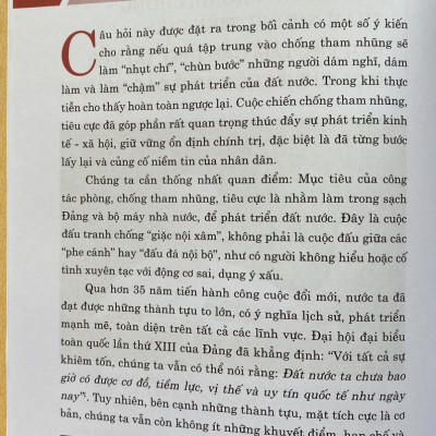 Kiên Quyết, Kiên Trì Đấu Tranh Phòng, Chống Tham Nhũng, Tiêu Cực, Góp Phần Xây Dựng Đảng Và Nhà Nước Ta Ngày Càng Trong Sạch, Vững Mạnh