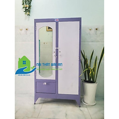 Tủ sắt đựng quần áo 1.4 x 0.9m nhiều màu