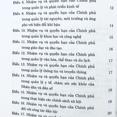 Luật Tổ Chức Chính Phủ năm 2015 (sửa đổi, bổ sung năm 2019,2023)