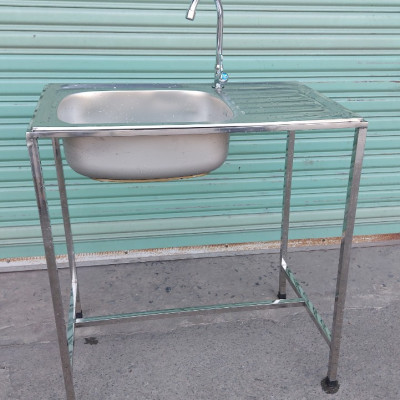 Bồn rửa inox Juno Sofa Ngang 77 x sâu 47 x cao 81 cm tặng kèm bộ xả