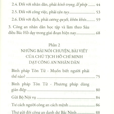 Sáu Điều Bác Hồ Dạy - Di Sản Vô Giá Xây Dựng Lực Lượng Công An Nhân Dân