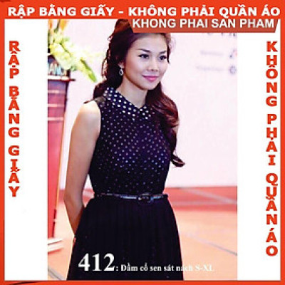 Rập giấy A0 mã 412 (BẢN VẼ) rập đầm