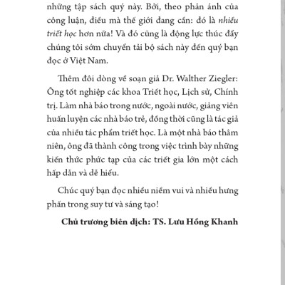 Những Nhà Tư Tưởng Lớn - Epikur Trong 60 Phút - Vanlangbooks