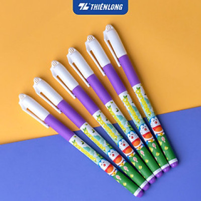 Bút Gel Thiên Long Doraemon GEL-012/DO Nature - Mực tím - Phiên bản 2025