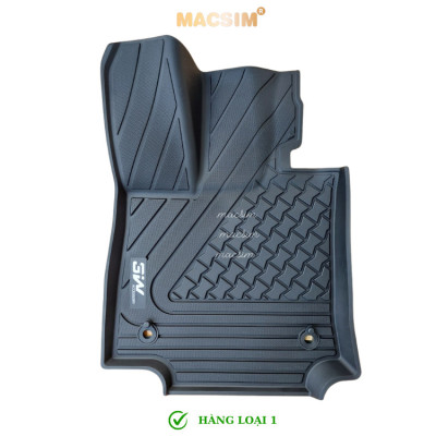 Thảm lót sàn xe ô tô Lexus NX 200/250/300/350 2022-2024+ Nhãn hiệu Macsim 3W chất liệu nhựa TPE đúc khuôn cao cấp màu đen