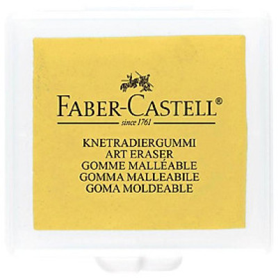 Gôm Đất Sét Kneadable Art Eraser - Faber-Castell 127321 - Màu Vàng