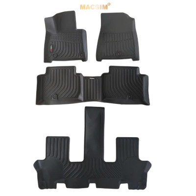 Thảm sd Hyundai santafe 2024+ bản xăng nhãn hiệu Macsim