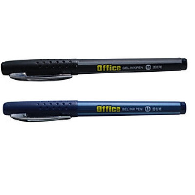 Vĩ 2 cây viết gel Pc1048 Ngòi 1.0mm xanh đen 