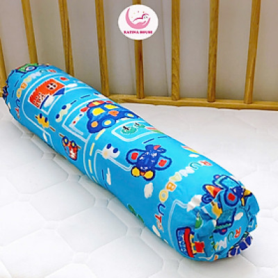 Gối ôm cho bé Katina House 60-80cm, tencel 60s gòn lông vũ nhân tạo mềm mại mát lạnh