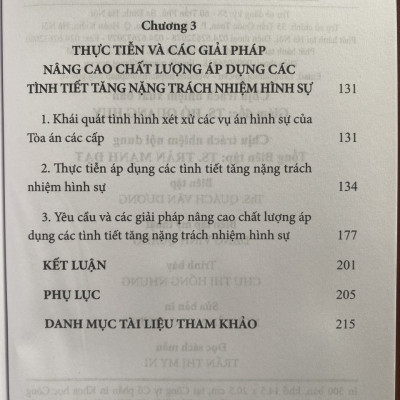Các Tình Tiết Tăng Nặng Trách Nhiệm Hình Sự Trong Luật Hình Sự Việt Nam 