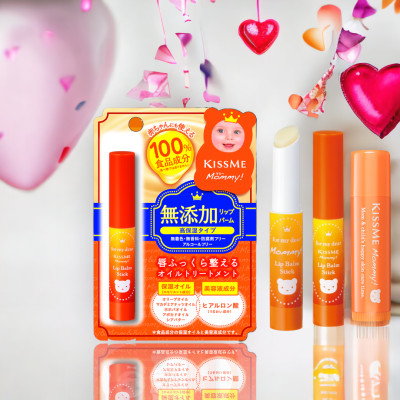 Son Dưỡng Môi Chống Nứt Nẻ Dành Cho Bé Từ 06 Tháng Tuổi Và Da Nhạy Cảm Kissme Mommy Lips (2.5 G)
