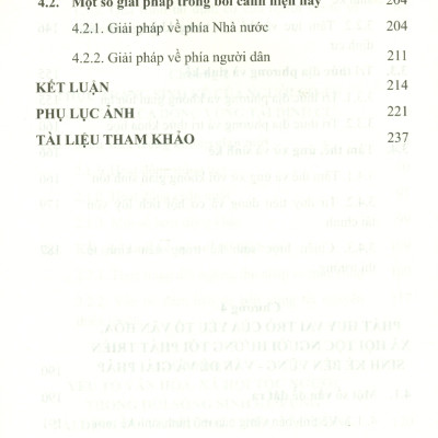 Yếu Tố Văn Hóa, Xã Hội Tộc Người Trong Đời Sống Sinh Kế Của Người Dân Vùng Tái Định Cư Thủy Điện (Sách chuyên khảo)