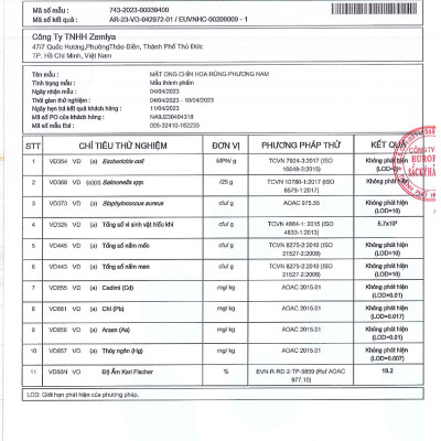 Combo Mật ong rừng Phương Nam Honimore 630g/chai tặng 1 chai Mật ong Hoa Vải Thiều 360g/chai - tăng sức đề kháng