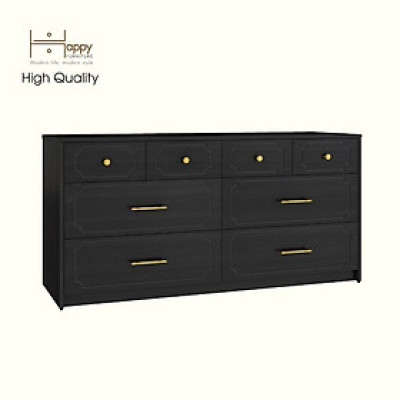 [Happy Home Furniture] NERIS, Tủ lưu trữ 8 ngăn kéo , 140cm x 45cm x 68cm ( DxRxC), THK_135