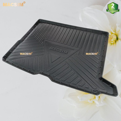 Thảm lót cốp Mercedes GLC 2016-2022 (qd) nhãn hiệu Macsim chất liệu tpv cao cấp màu đen