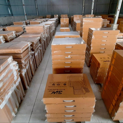 Thảm lót cốp xe ô tô Peugeot 3008 2017- nay nhãn hiệu Macsim chất liệu TPV cao cấp 348 màu đen