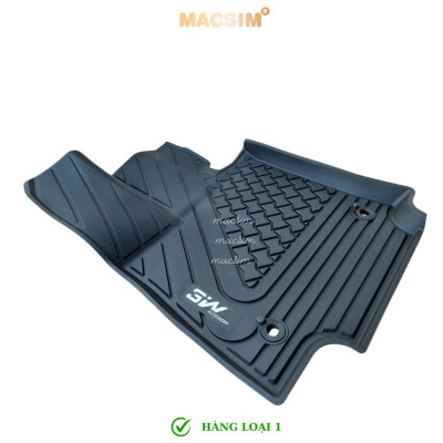 Thảm lót sàn xe ô tô Lexus NX 200/250/300/350 2022-2024+ Nhãn hiệu Macsim 3W chất liệu nhựa TPE đúc khuôn cao cấp màu đen