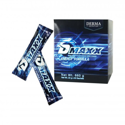 DMAXX thức uống bổ sung vitamin năng lượng có đường DAMODE 18 gói dùng thử màu xanh