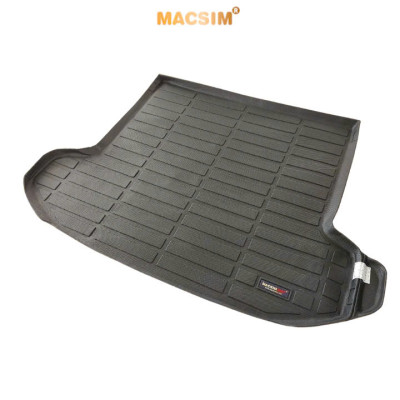 Thảm lót cốp sd xe ô tô Kia Sportage Hybrid nhãn hiệu Macsim chất liệu TPV cao cấp màu đen